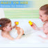Tatuo 4 Pieces Baby Bath Sponge, Soft and Absorbent Cotton Loofah for Kids Babies (Red, Purple, Green, Orange)