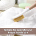 Jxiwfvl Wood Laundry Stain Brush with Soft Bristle, Stain Remover Brushes with Long Handle for Cleaning Shoes Clothes