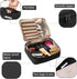 Queboom Travel Makeup Bag, Cosmetic Bag Toiletry Bag for Women and Men (Black)