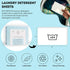 ECO ROOTS Laundry Detergent Sheets, 64 Loads, Natural Fresh Breeze Scent, Plastic Free Sustainable Products