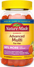 Nature Made Advanced Multivitamin Gummies for Her, 90 Gummies, with Magnesium Citrate, Calcium & All 8 B Vitamins