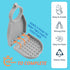 Detergent Cup Holder Set of 2, Besuerte Tidy Cup Laundry Drip Catcher, Durable, No-Fall, No Drips or Spills (Grey)