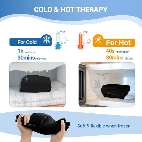 Pack 1 Pack Comfytemp Ankle Foot Ice Wrap for Plantar Fasciitis Relief, Ankles Brace for Sprain, Heel Spur, Swelling