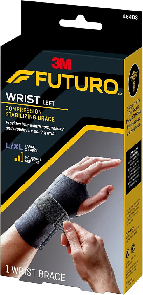 Left Hand L/XL FUTURO Compression Wrist Brace