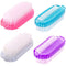 Nail Brush for Cleaning Fingernails, Two-Sided Scrub Brush with Soft and Stiff Bristles, 4 PCS for Men, Women, Kids