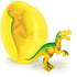Relaxcation 1 Soap Bar For Kids with DINO Toy Inside - Natural Fresh LEMON Kids Soap, Clear Glycerin Safe For Skin
