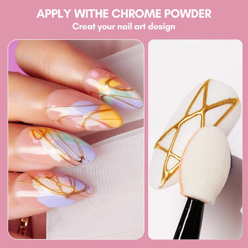 Makartt 3D Clear Spider Gel for Nail Art, Elastic Gel Nail Paint for Drawing, Soak Off UV LED Gel Polish for DIY Nail