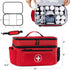 TGCUR Medicine Organizer and Storage Bag Empty, Family First Aid Box, Pill Bottle Organizer Bag for Emergency