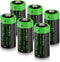 CR123A 3V Lithium Battery (6 Pack), Long-Lasting Non-Rechargeable for Home Security Sensor, Motion Sensor, Flashlights