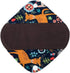 5 XS Panty Liners and 1 Wet Bag, Reusable Washable Cloth Menstrual Pads (Deers, XS Panty Liners)