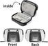 Naanle 7 Funny Cats in Row Pill Box Day Pill Case Travel Pill Organizer Bag with Zipper Portable Weekly Case Compact