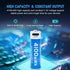 insziii 4100mWh 4 Pack, 1.5V 1200 Rechargeable Lithium AA Batteries USB Double A Lithium-ion Batteries AA Size, Long
