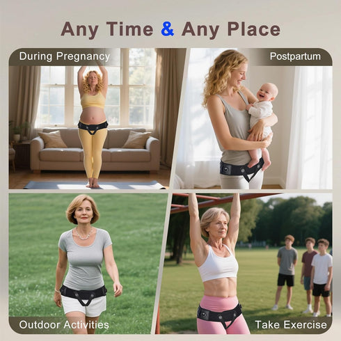 Pelvic Support Belt for Pregnancy and Postpartum, with two Groin Straps that Provide Vulvar Varicosities Support