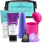 Ecoblossom Complete Menstrual Cup Kit - Small & Large Reusable Period Cups,