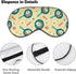 Sleep Mask,Fried Eggs Bacon Onions Eye Masks with Adjustable Strap for Sleeping,Block Light Eye Sleep Shade Cover