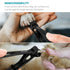 SZQHT Ultra Wide Jaw Opening Nail Clippers Set, Heavy Duty Stainless Steel Toenail Clippers for Seniors, Men & Women