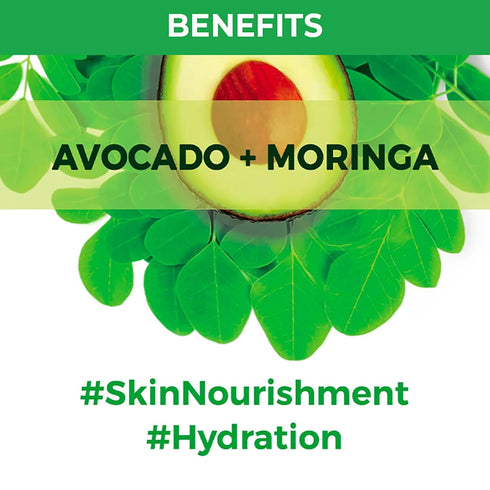 Nykaa Naturals Skin Secrets Bubble Sheet Mask, Avocado and Moringa, 0.67 oz