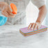 Eurow 12-Layer Microfiber Sponge Block for Cleaning & Drying, Multi-Color