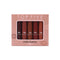 Italia Deluxe Top Five Mousse Matte Lipstick Set, Chola Browns