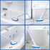 Qaestfy Shower Bathtub Tub and Tile Scrubber Brush with 51'' Adjustable Long Handle for Cleaning