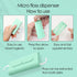 Portable Dental Floss Picks Case, 20 Count Pocket-Sized Professional Flosser Dispenser for Oral Care (Blue Green)