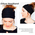 Olbye 6 Pack Wide Headbands for Women - Knotted Turban Elastic Non Slip Hairbands Yoga Workout