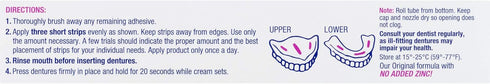 Denture Adhesive Cream, Extra Strong Holding Power, 2.5 oz