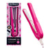 Professional Ceramic Mini Flat Iron 1/2", Anti-Frizz, Fast Heating, Versatile Styling, Travel Pouch Included (Pink)