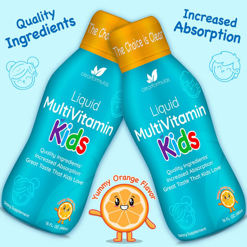 Liquid Multivitamin for Kids, Sugar Free, 16 oz, 32 Servings