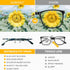 AQWANO Rimless Computer Reading Glasses for Women, Fashion Designer Blue Light Blocking with UV400 Protect Clear Lens