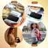 LUSTRIB Black Tampon Holder for Purse with Strap, Waterproof Period Pouch with Zipper, Portable Tampon Bag for Women