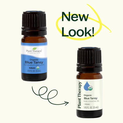 Plant Therapy Organic Blue Tansy Essential Oil 100% Pure, Undiluted, Natural Aromatherapy, Therapeutic Grade 2.5 mL