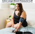 Extra Large Blood Pressure Cuff (38-55cm) for Big Arms, 6 Compatible Connectors for Almost All BP Monitors
