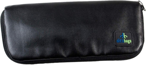 Dittibags Skinny Case, Small Travel Diabetic Wallet for Insulin Pen and Pen Tips, Black