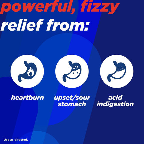 Alka-Seltzer Heartburn Relief Extra Strength Effervescent Tablets, 4-in-1 Relief, 24 ct