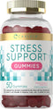 Carlyle Stress Support Gummies | 50 Count | with GABA & L-Theanine | Strawberry Lemon Flavor | Non-GMO, Gluten Free