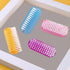 Nail Brush Two Sided Hand Fingernail Scrub Brushes - Soft Stiff Bristles for Cleaning Nails and Toes, 4 PCS