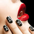 Maitys 104 Pieces Letter Nail Studs 3D Capital Charms and Rhinestone Nail Decals for Women DIY Art