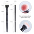 MSQ Stipple Blush Brushes, 2PCS Duo Fiber Stippling Brush, Great for Blending, Highlight, Blush, and Foundation