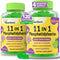 Qucbvn (2 Packs) Phosphatidylserine 600mg Gummies, Brain Supplement for Memory, Focus and Concentration