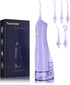 TOVENDOR Electric Water Flosser, Cordless Dental Oral Irrigator, 3 Modes, 3 Tips, 300ML, Waterproof