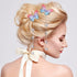 PAGOW 8pcs Cute Butterfly Hair Tassel Clips, Alligator Barrettes for Women Girl (Blue Purple Pink)