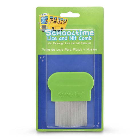 Schooltime Lice and Nit Comb - 100% Effective for Eliminating Head Lice and Nits, Protect Against Reinfestation