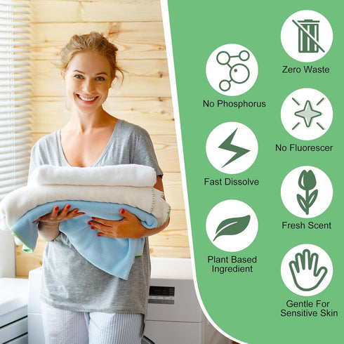 Loopeer 600 Sheets Laundry Detergent Sheets, Bulk Laundry Sheets, Liquidless Laundry Supplies for Home Dorm