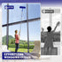 Rofhom 2.38M (94inch) 3 1 Window Cleaner Squeegee Kit - Cleaning Equipment with Long Handle in Extendable Window