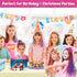 New Hair Chalk Comb Temporary Hair Color Dye for Girls, Washable Hair Chalk for Ages 4-12