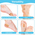 18 Pieces Bunion Cushions Pads, Protector Patches for Bunion Pain Relief to Wear with Shoes, Foot Callus Patches,