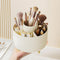 Makeup Brush Holder Organizer, 360° Rotating Makeup Brush Cup, 5 Slot for Cosmetics, Nail Polish, Bathroom Vanity