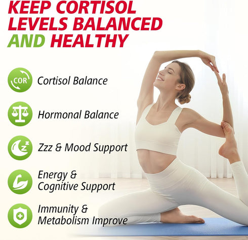 Zetelixia Gummies 16-in-1 60Ct Cortisol for Women, Sugar Free Cortisol Supplements for Women with Ashwagandha, Rhodiola