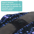 Leekalos Reusable Bamboo Cloth Pads, Light Incontinence Pads - Pack of 6 with 1 Small Wet Bag
